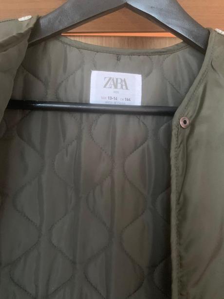 Parka so zvieracim vzorom, zara,164