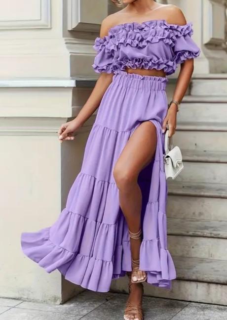 Krásny set sukňa + top,