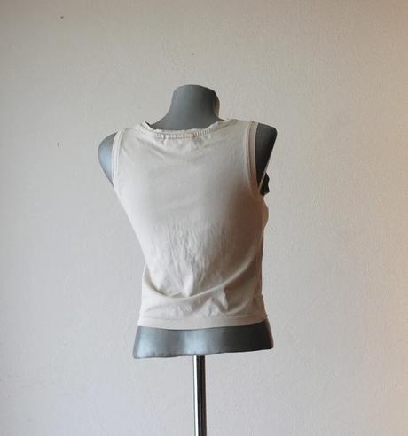 Dámsky béžový crop top fila fusion, fila,s