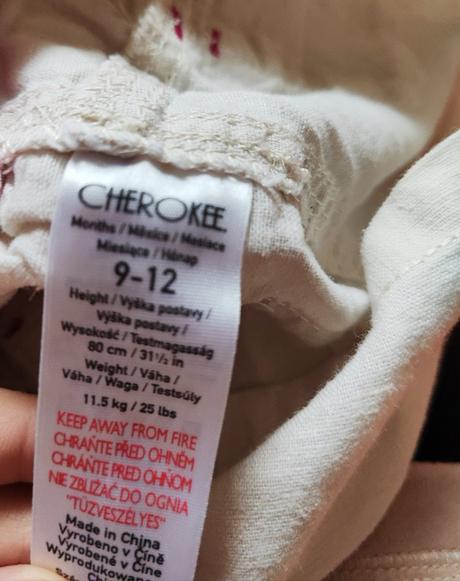 Ľanová suknička, cherokee,80