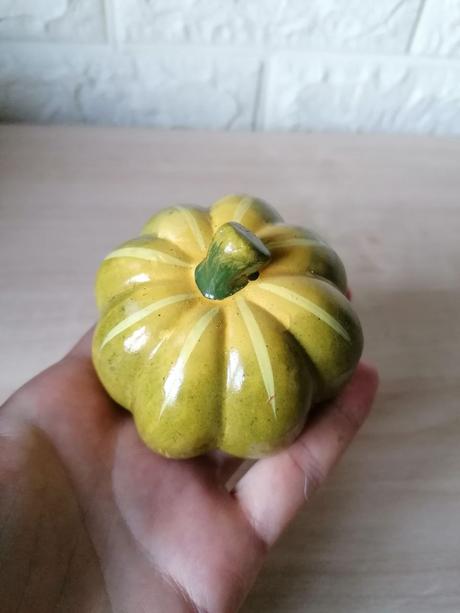 Jesenné dekorácie, keramické tekvice, 