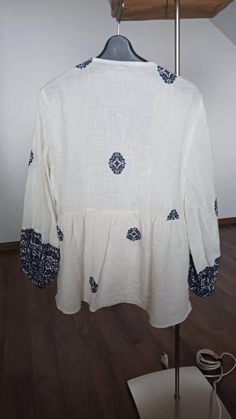 Blúzka s balónovými rukávmi, zara,xs