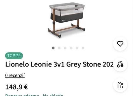 Predám detskú postieľku lionelo leonie 3v1,