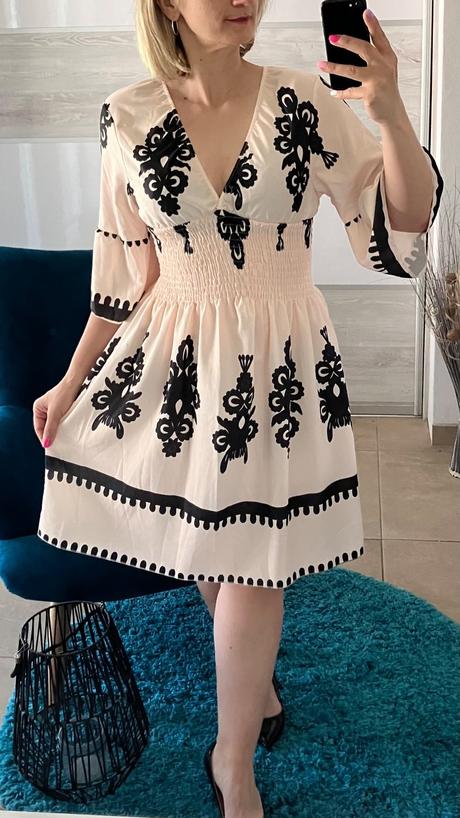 Dámske vzorované šaty (uni), l / m / s