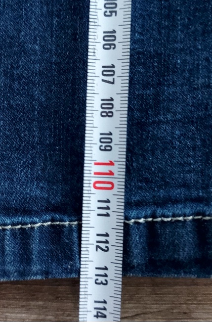 Tmavomodré tehotenské rifle, bonprix,42