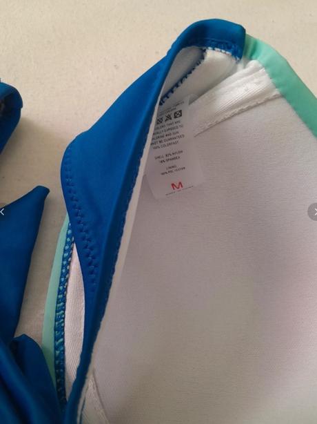 Krásne modro-zelené plavky, h&m,38