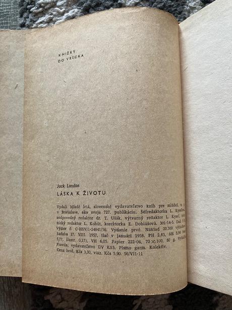 Jack london láska k životu (1958), 
