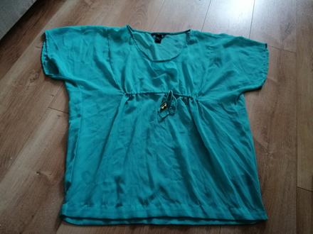 Tyrkysová blúzka, h&m,38