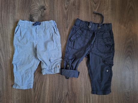 Tenke nohavice, aj ako kratase, h&m,80