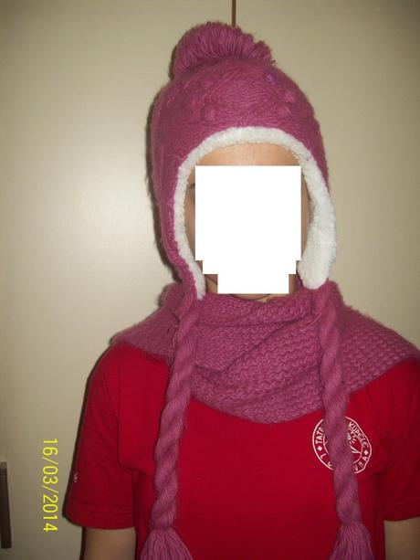 Súprava čiapka+šál, 140