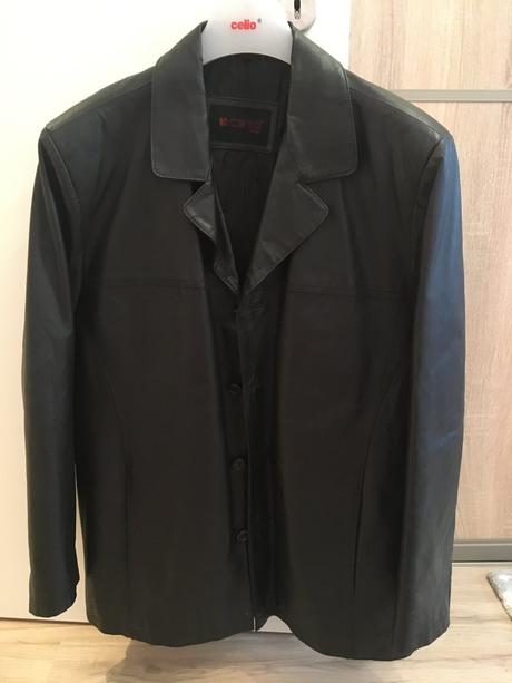 Kožená pánska bunda kcero, xl