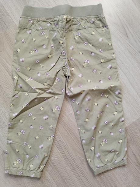 Trojštvrťové nohavice bez zapínania., dopodopo,128