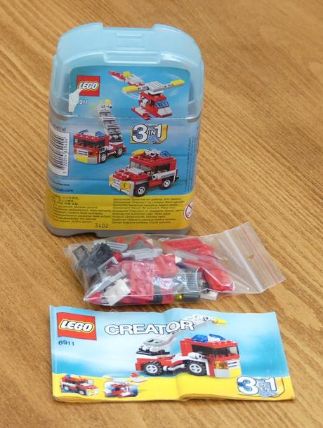 Lego creator 6911 mini hasiči, 3 v 1, 