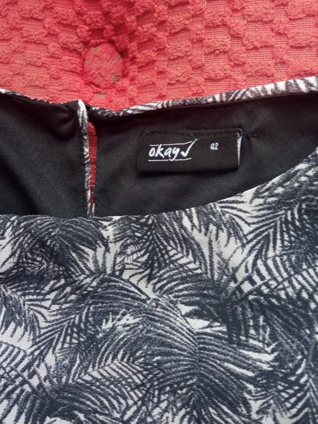 Blúzka s látkovým opaskom, okay,l