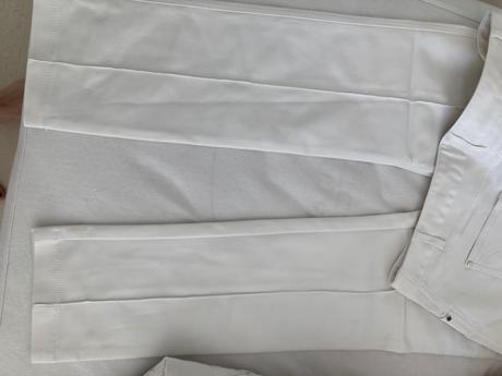 Biele nohavice 7/8 motivi, 40