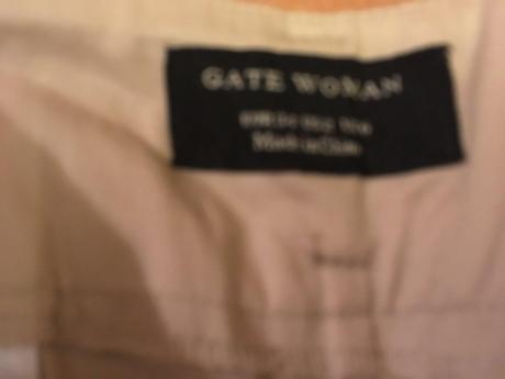 Krémové nohavice, gate,s