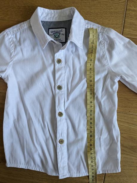 Slávnostný komplet s košeľou zn. mothercare, 92