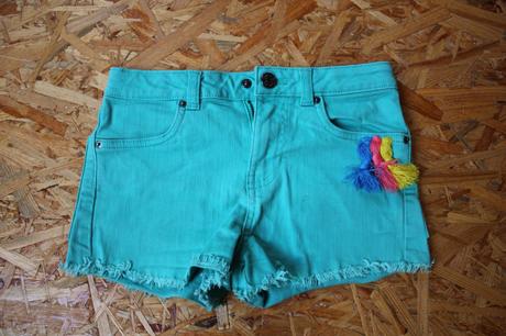 Dievčenské riflové šortky tchibo, tcm,128