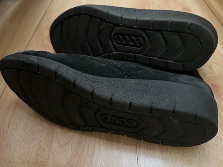 Semišové prechodné zachovalé topánky, ecco,37