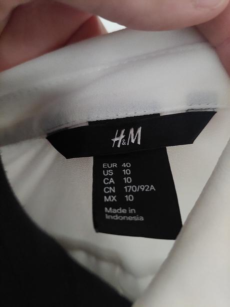 Priesvitná bluzka, h&m,40