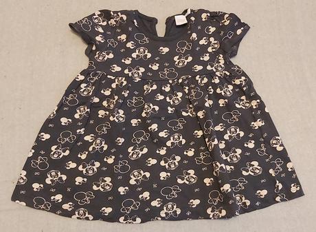 Šaty minnie tmavomodré 80, disney,80
