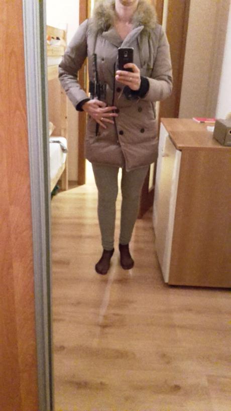 Dámska zimná bunda, s