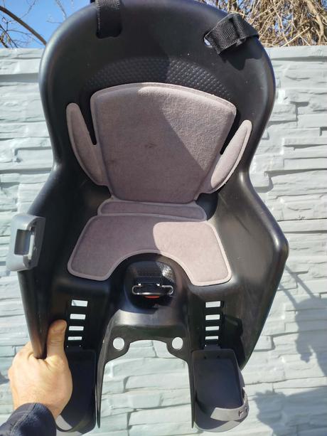 Detská sedačka na bicykel + prilba, 