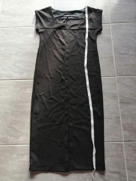 Jednoduché šaty čierne next vuk 8, v34-36, pružné, next,s