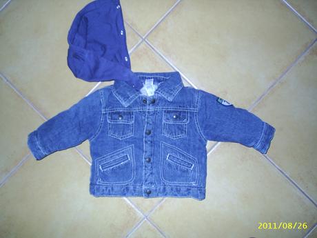 Teplá riflová bundička pre frajera, c&a,68