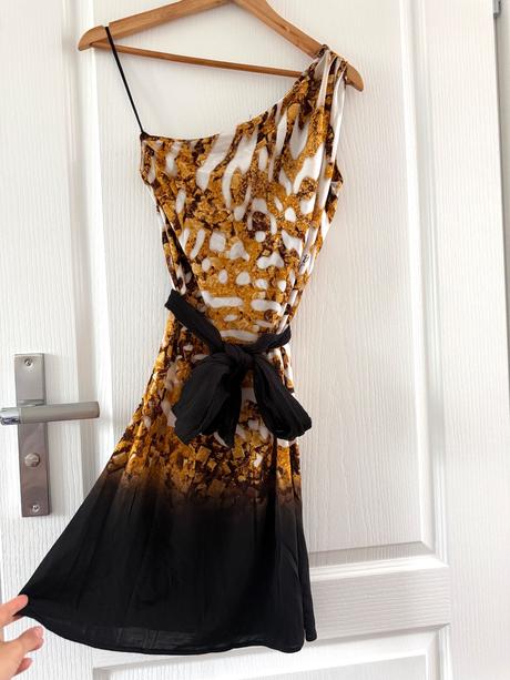 Originálne jednoramenné šaty just cavalli it 40, m