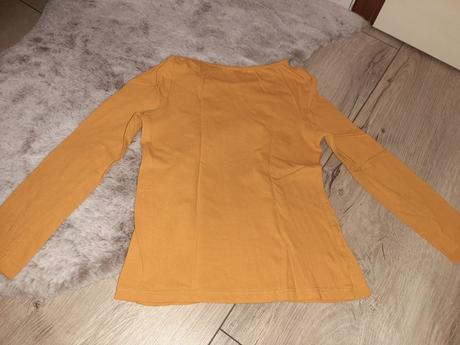 Horčicové tričko s mačičkou, c&a,122