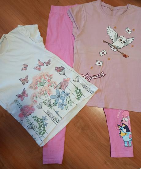 Set legíny+tričká, 128