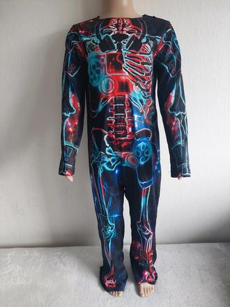 Hráčska kostra svietiaci kostým veľ.110-116,