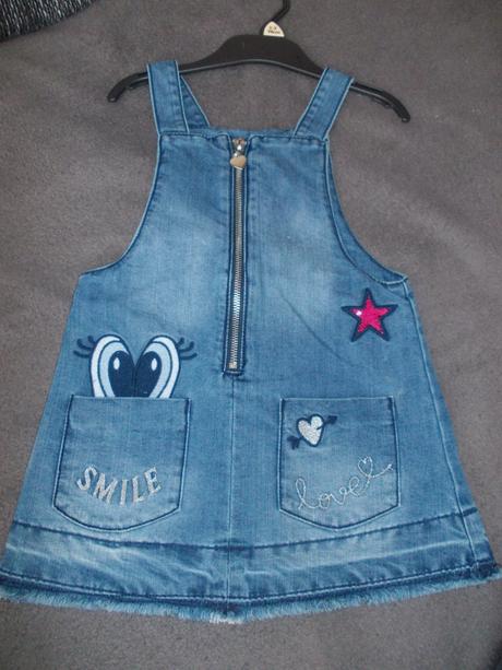 Riflová šatová sukňa, f&f,98