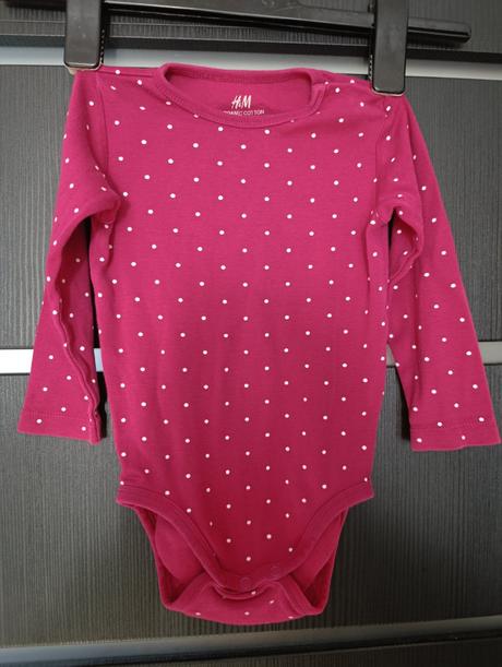 Body dlhý rukáv bodky h&m, h&m,86
