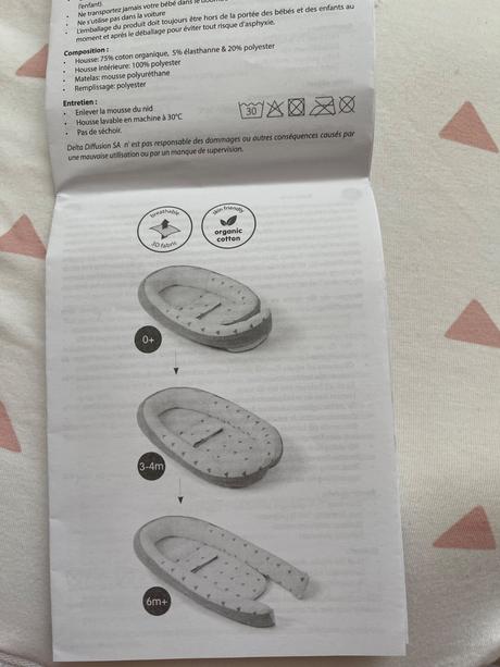 Hniezdo pre bábätko doomoo cocoon, šírka (cm): 45,dĺžka (cm): 80