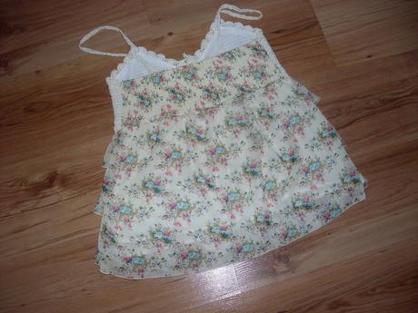 Blúzka /blúza/tričko na ramienka zn.fashion club, l