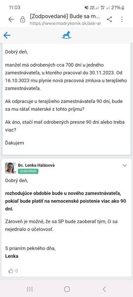 Z čoho sa vypočíta manželovi po materskej dávka v nezamestnanosti?