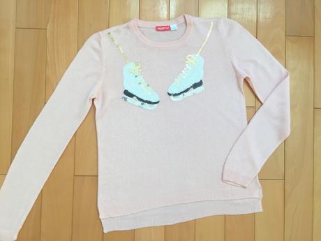 Ružový svetrík s korčuľami, pepperts,146