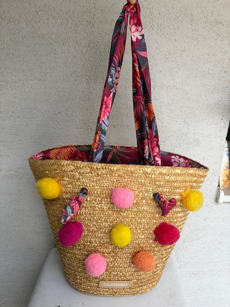 Calzedonia boho velka plazova taska kabela kosik,