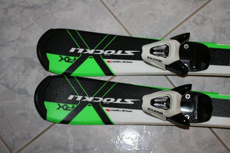 Detské lyže stockli 70 cm , zelene, 70-79 cm