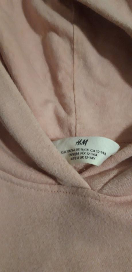 Tepla mikinka cez hlavu 170, h&m,170