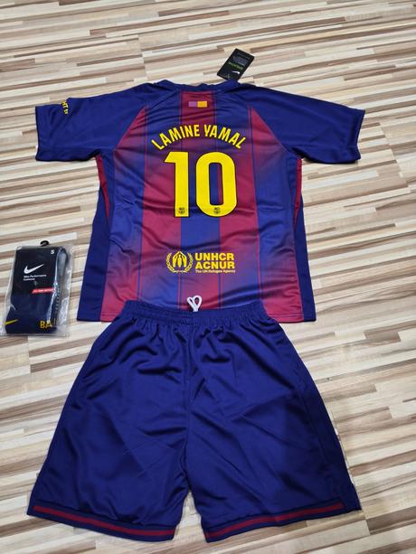 Nový detský set fc barcelona - yamal, nike,128 / 134 / 140 / 146