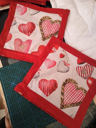 Valentínske obliečky na vankúš, šírka (cm): 40,dĺžka (cm): 40