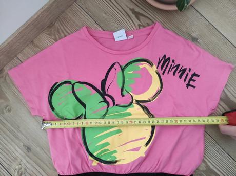 Crop top minnie - len opraný, disney,128