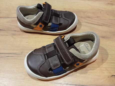 Clarks kožené sandálky sandále 25, clarks,25