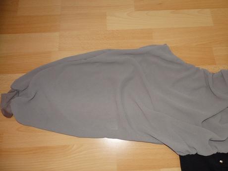 Hnedo cierne tricko - top, s