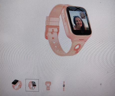 Carneo smart hodinky 4 g platinum ružové, 