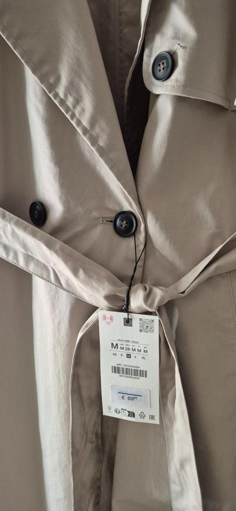 Trenčkot zara, zara,m