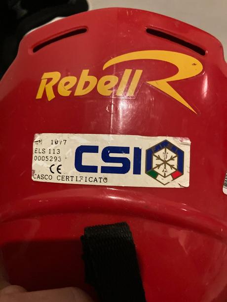 Detská lyžiarska prilba rebell, s